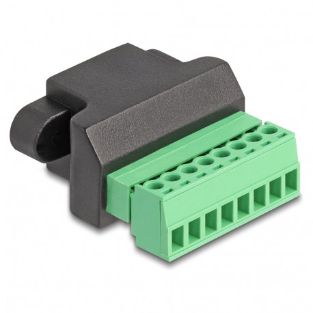 Delock RJ45 pesa klemmiploki adapter süvistatav 8-pin 2-osaline