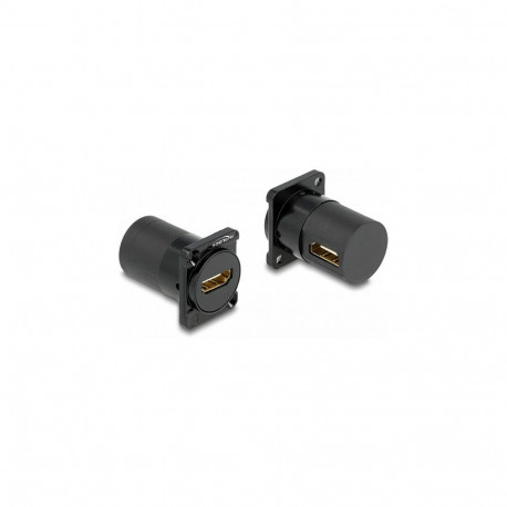 "D-Typ Modul HDMI Buchse zu Buchse 90° gewinkelt"