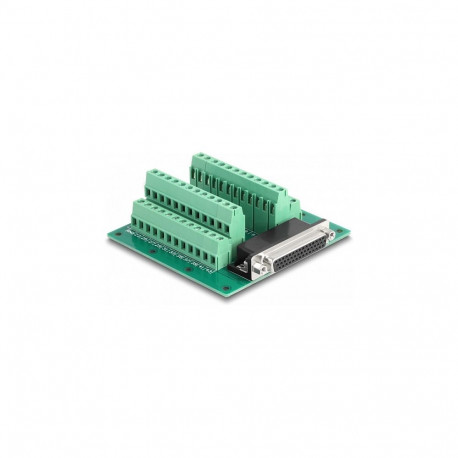 Delock D-Sub HD 44 Pin pesa klemmiplokile DIN-liistule