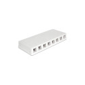 "Delock Keystone Leergehäuse 8 Port"