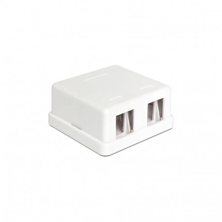 "Delock Keystone Leergehäuse 2 Port"