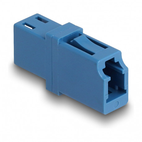 "Delock LWL Kupplung LC Simplex Buchse zu LC Simplex Buchse UPC blau"