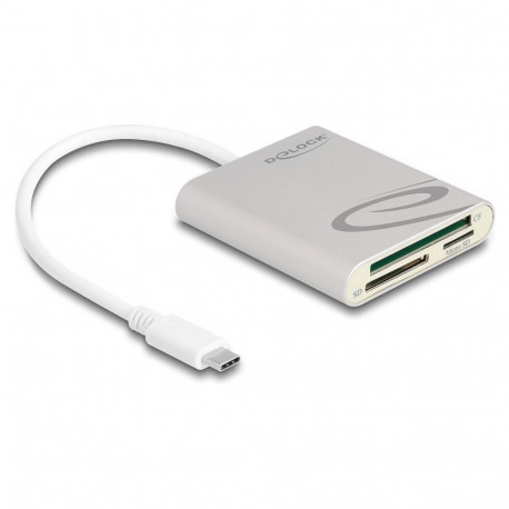"Delock Card Reader USB Type-C™ für Compact Flash, SD oder Micro SD Speicherkarten"