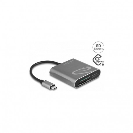 Delock USB Type-C™ mälukaardilugeja SD Express ja CFexpress mälukaartidele