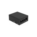 "Delock Keystone Patchpanel 4 Port schwarz"