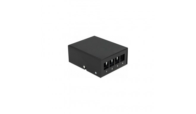 Delock Keystone 4 Port must patch-paneel