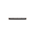 "Delock 19? Keystone Patchpanel 24 Port mit Entlastungsschiene schwarz"