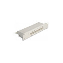 "Delock 10? Patchpanel 8 Port Cat.6A 1 HE grau"