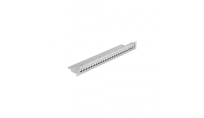 19" Keystone patch-paneel 24 pordiga, hall