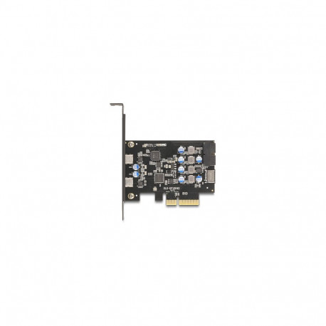"PCI Express x4 Karte zu 2 x extern USB Type-C™ + 1 x intern USB 10 Gbps Typ-E Key A und 1 x 19 Pin 