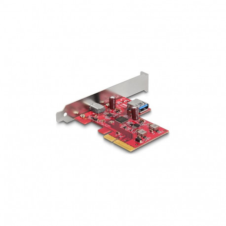 PCI Express x4 kaart, 1 x väline USB 10 Gbps USB Type-C™ pesa + 1 x sisemine USB 10 Gbps Typ-A pesa 