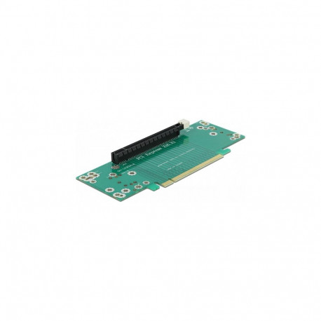 "Riser Karte PCI Express x16 zu x16 links gerichtet - Slothöhe 53,9 mm"