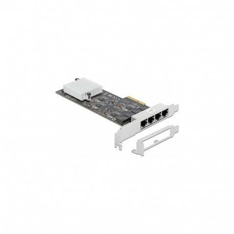 "PCI Express x4 Netzwerkkarte 2,5 Gigabit LAN 4 x RJ45 RTL8125"