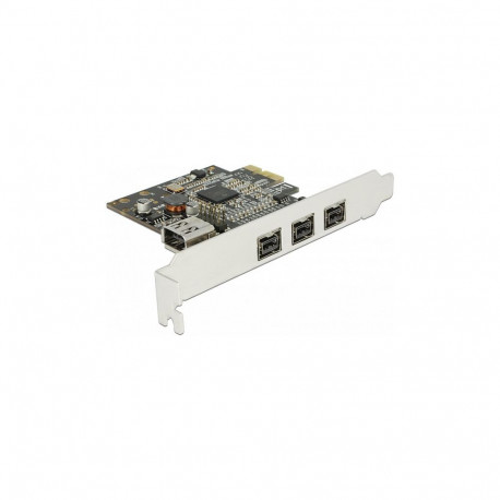 "PCI Express x1 Karte > 3 x extern FireWire B + 1 x intern FireWire A"