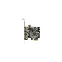 "PCI Express x1 Karte > 3 x extern FireWire B + 1 x intern FireWire A"