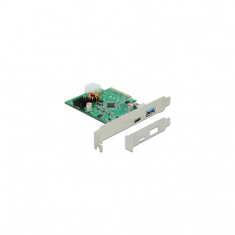 PCI Express x4 kaart 1 x väline USB Type-C™ pesa PD-funktsiooniga + 1 x väline USB Type-A pesa, USB 