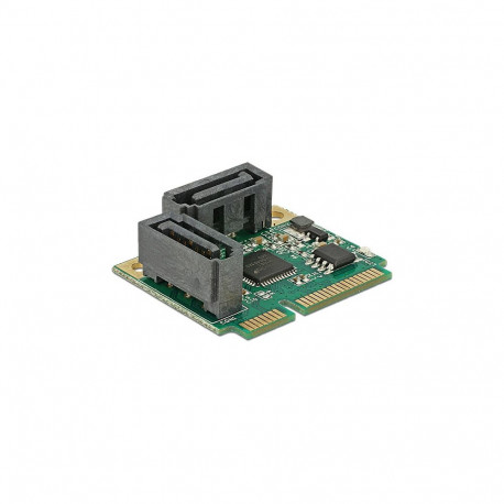 "Mini PCIe I/O PCIe half size 2 x SATA 6 Gb/s"