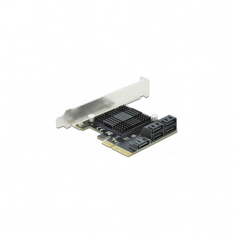 5 pordiga SATA PCI Express x4 kaart - madalaprofiililine