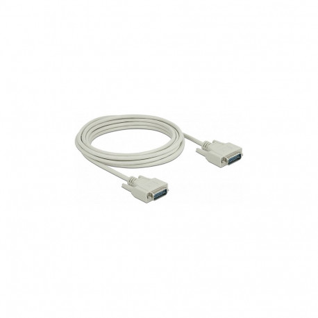 "Delock Serielles Kabel D-Sub15 Stecker zu Stecker 5 m"