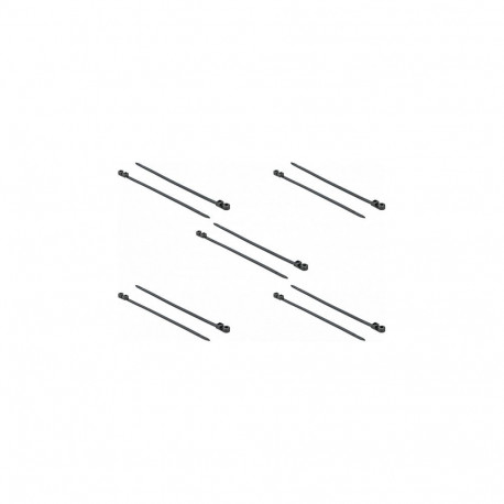 "Delock Kabelbinder mit Befestigungsöse L 400 x B 7,6 mm schwarz 10 Stück"