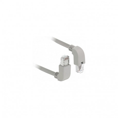 Delock RJ45 Cat.6 S/FTP üles / alla nurgaga võrgukaabel 0,5 m