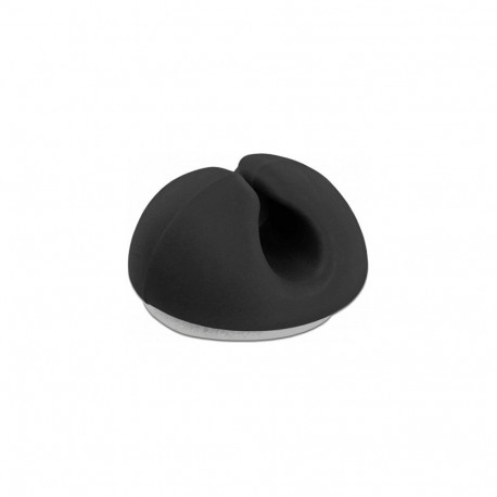 "Delock Kabelhalter Mini selbstklebend Set 10 Stück schwarz"