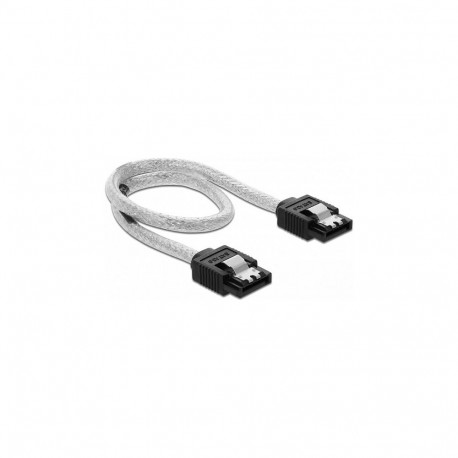 Delock SATA 6 Gb/s läbipaistev kaabel 30 cm