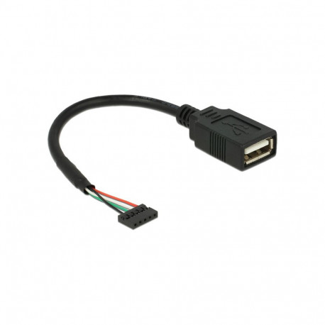 Delock kaabel USB 2.0 emane pesapäis 2,00 mm 5 Pin > USB 2.0 tüüp-A pesa 15 cm