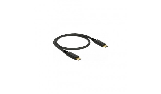 USB 10 Gbps kaabel USB Type-C™–USB Type-C™ 0,5m PD 3A E-Marker
