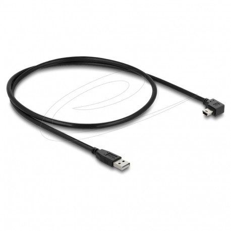 "Delock USB 2.0 Kabel Typ-A Stecker zu Typ Mini-B Stecker rechts gewinkelt 0,5 m"