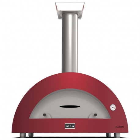 "Alfa Forni Moderno 5 Pizze Holz Antik Rot"