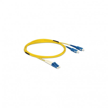 "Delock Kabel Lichtwellenleiter LC > SC Singlemode OS2 2 m"