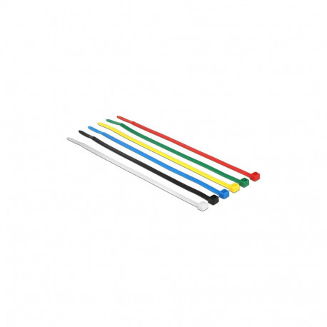 Delock värvilised juhtmesidemed 200 x 3,6 mm 100 tk