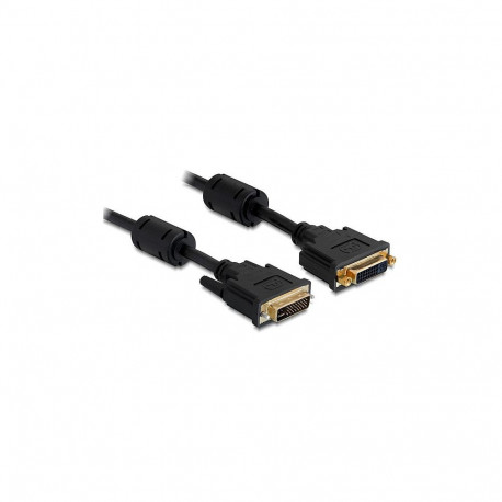 "Verlängerungskabel DVI 24+5 Stecker > DVI 24+5 Buchse 1 m schwarz"