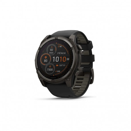 Garmin fenix 8 51mm Solar grafiit/titaan süsinikhall silikoonrihm
