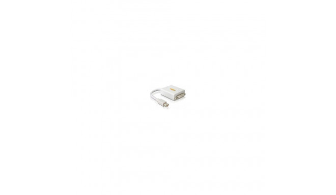 Adapter mini DisplayPort 1.1 pistik > DVI pesa, passiivne, valge