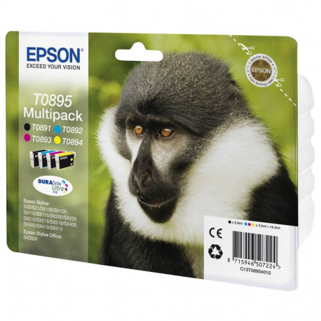 "Epson T0895 Multipack (C/M/Y/BK)"
