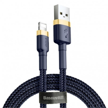 Baseus CABLE LIGHTNING TO USB 2M/GOLD/BLUE CALKLF-CV3