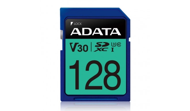 ADATA MEMORY SDXC 128GB V30/ASDX128GUI3V30S-R