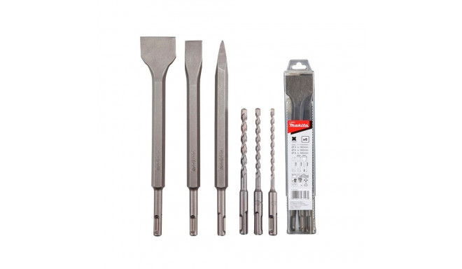 Makita SDS + drill / chisel set 6pcs - D-58920