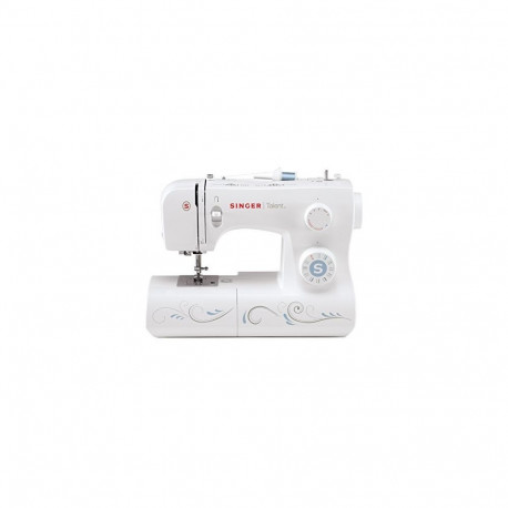 Singer Talent 3323 - sewing machine - white
