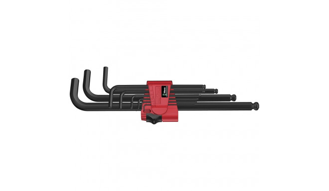 Winkelschraubendreher Satz 950 PKL/9 BM N (schwarz, mit Halteclip)