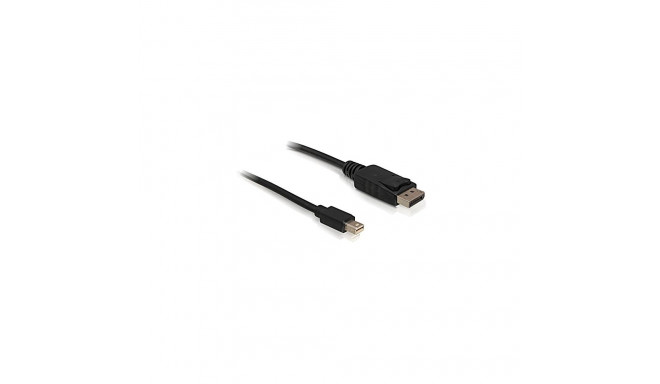 Kabel mini-DisplayPort > DisplayPort (schwarz, 1 Meter)