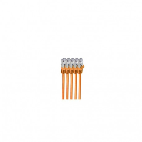 shiverpeaks BS75511-O-SET5 networking cable Orange 1 m Cat7 S/FTP (S-STP)
