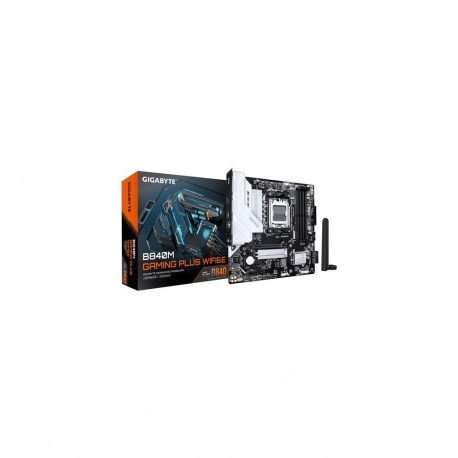 GIGABYTE B840M GAMING PLUS WIFI6E Motherboard - AMD Ryzen 9000 CPUs, 8+2+2 Phases VRM, up to 8200MHz