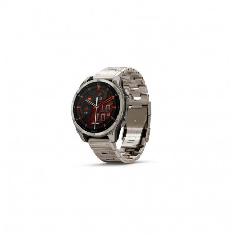 Garmin Fenix 8 3.56 cm (1.4") AMOLED 47 mm Digital 454 x 454 pixels Touchscreen Titanium Wi-Fi 