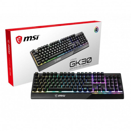 MSI keyboard Vigor GK30 US, black