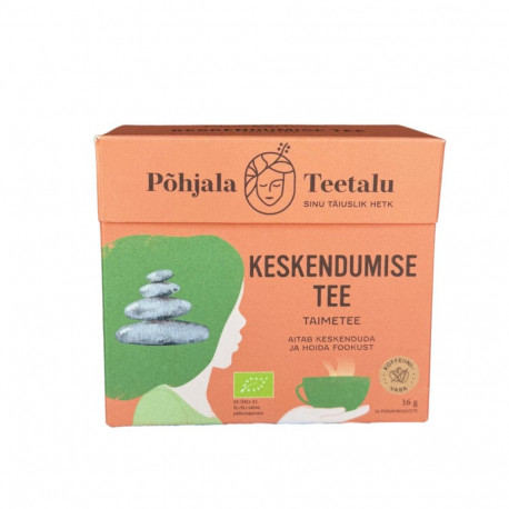 Taimetee PÕHJALA TEETALU Keskendumise tee kofeiinivaba 10tk