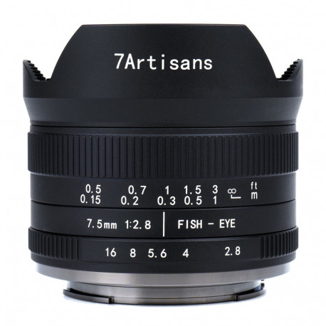 7Artisans 7,5mm f/2,8 II Fisheye - MFT