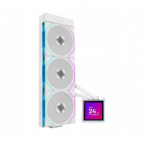 Lian Li HydroShift II AiO Water Cooling - Water Cooling  RGB  LCD-Display - 360mm  White